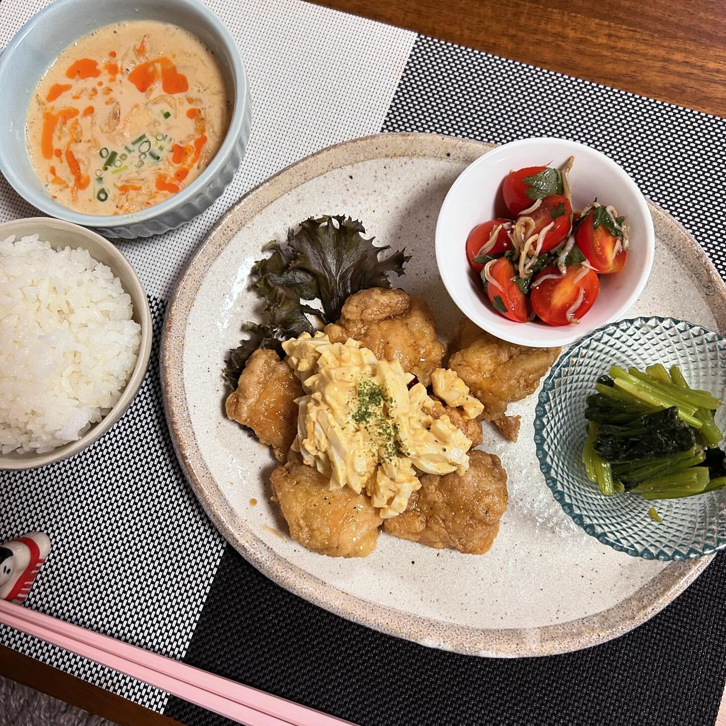 10月前半は生徒さんからの「がっつり目なチキン南蛮」というリ...